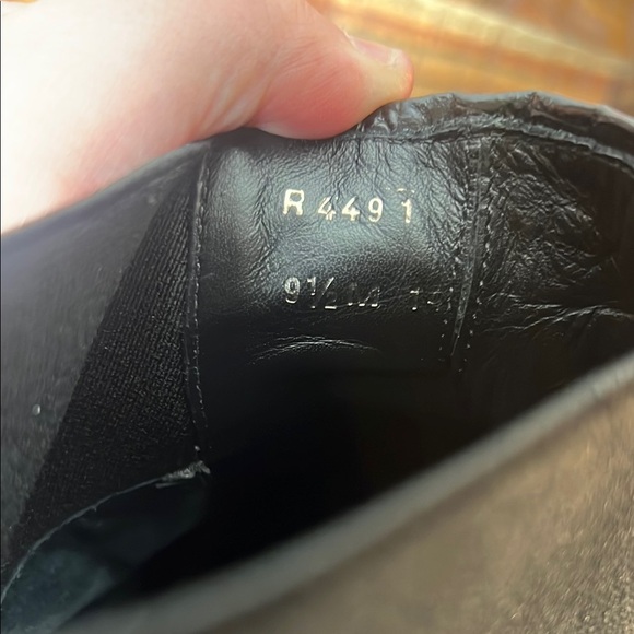 Brighton Trevor Black Leather & Stretch Ankle Boots, Womens 9.5 - Picture 9 of 10